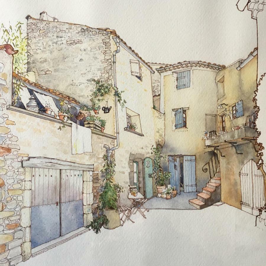 La Chambre D'Hote Lourmarin Bagian luar foto